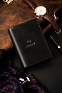 Men's Leather Wallet Black 25912