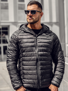 Men's Lightweight Quilted Jacket Black Bolf 58M13021A