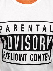 Men's Printed Tank Top White Bolf 14828