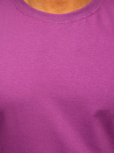 Men's Basic Cotton T-shirt Violet Bolf 192397