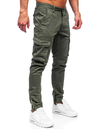 Men's Cargo Joggers Khaki Bolf 77322