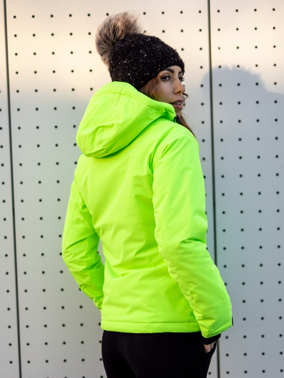 Women's Winter Sport Jacket Green-Neon Bolf HH012