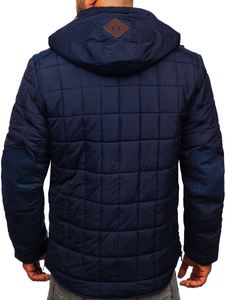 Men's Winter Jacket Navy Blue Bolf 1672