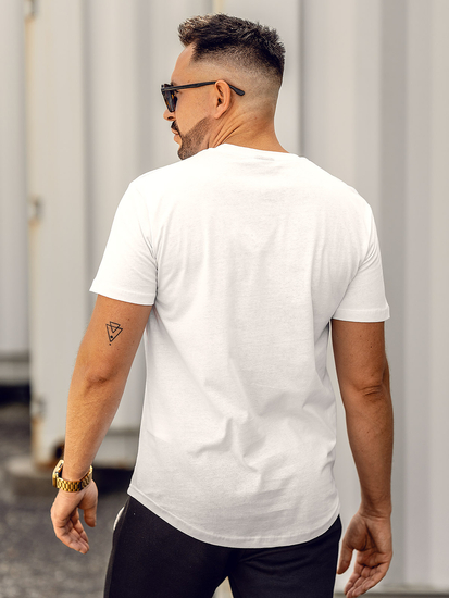 Men's Longline Basic T-shirt White Bolf 14290A