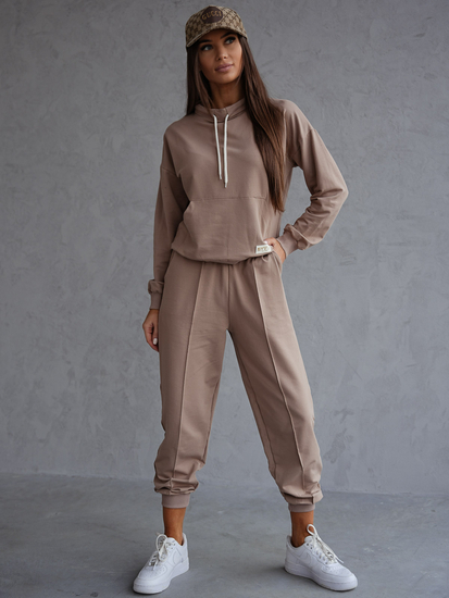 Women’s 2-Piece Sport Outfit Cappuccino Bolf 82162