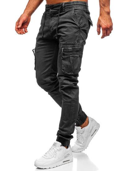 Men's Cargo Joggers Graphite Bolf 8983