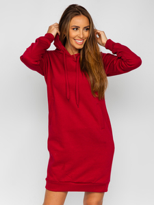 Women's Longline Hoodie Claret Bolf YS10005-A