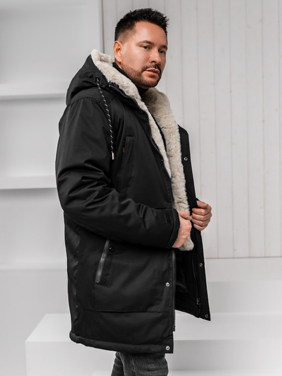 Men’s Winter Parka Jacket Black Bolf 5M3132A1