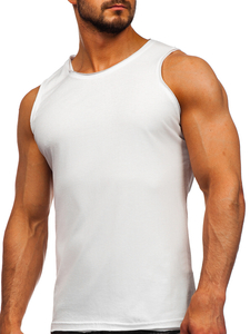 Men’s Basic Tank Top White Bolf 1205