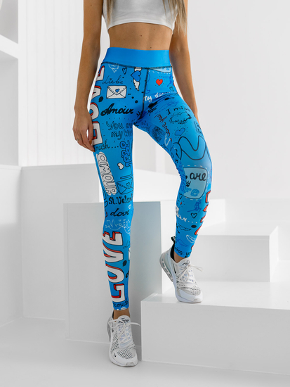 Women's Leggings Blue Bolf 20755