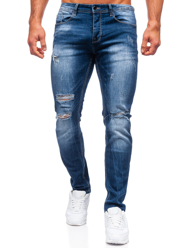 Men's Jeans Regular Fit Navy Blue Bolf MP002B