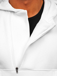 Men's Thick Hoodie White Bolf 02