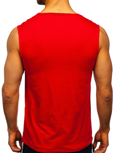 Men's Printed T-shirt Red Bolf SS11081