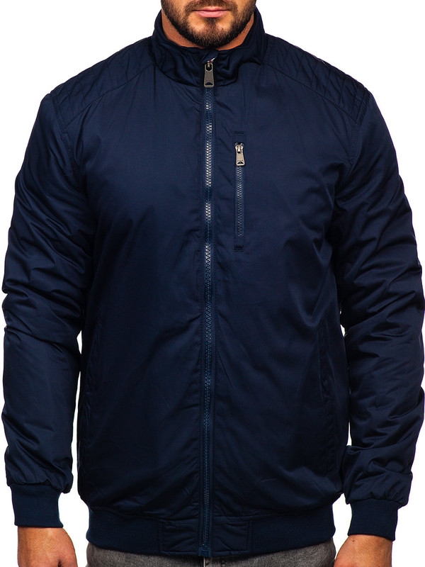 Men's Lightweight Jacket Navy Blue Bolf 1907-1