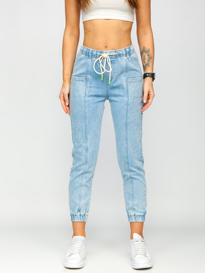 Women's Jeans Mom Fit Blue Bolf BF108