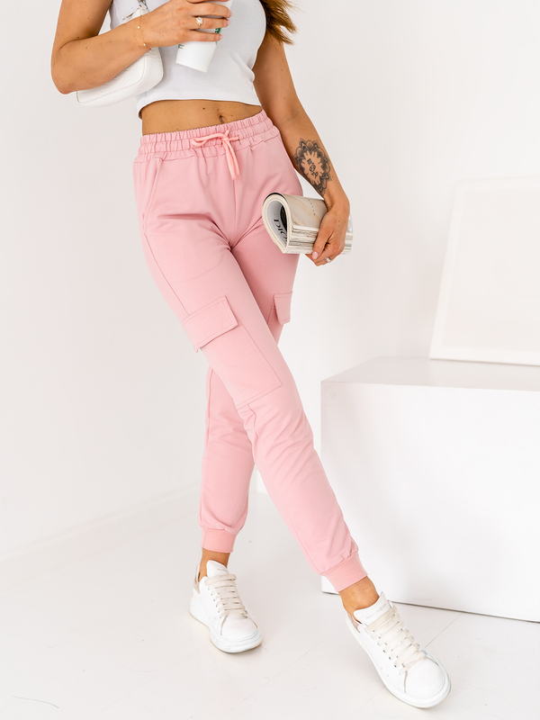 Women's Cargo Sweatpants Pink Bolf HW2516CA