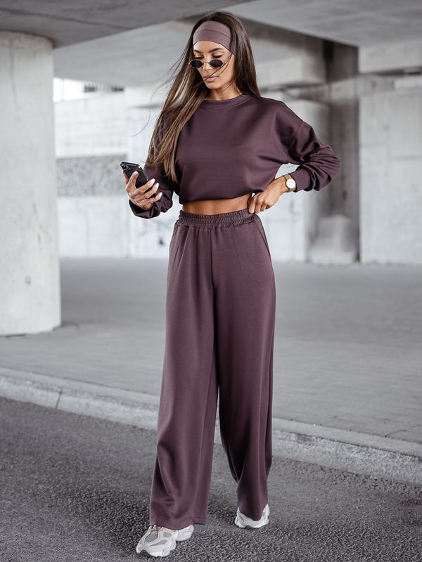 Women’s 2-Piece Sport Outfit masełko Chocolate Bolf 821111