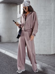 Women’s 2-piece Zip Butter Sport Outfit Cappuccino Bolf 821109