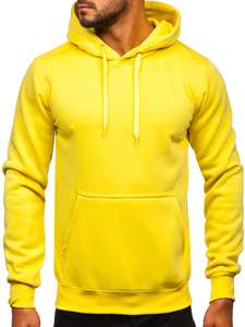 Men's Kangaroo Tracksuit Light Yellow Bolf D002-33