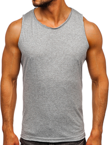 Men’s Basic Tank Top Grey Bolf 1205