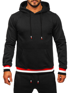 Men's Tracksuit with Hood Black Bolf 8C60
