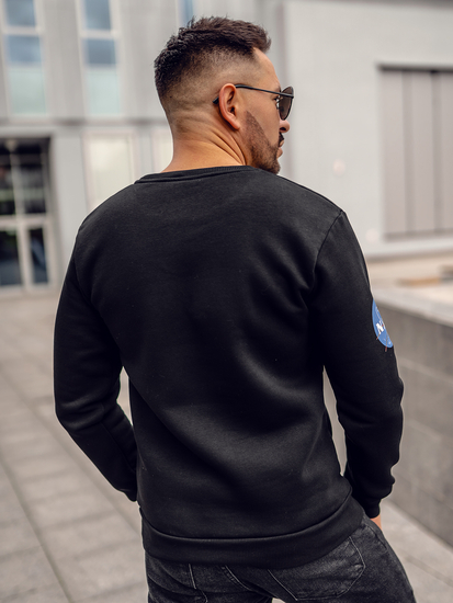 Men's Printed Sweatshirt Black Bolf 146955A