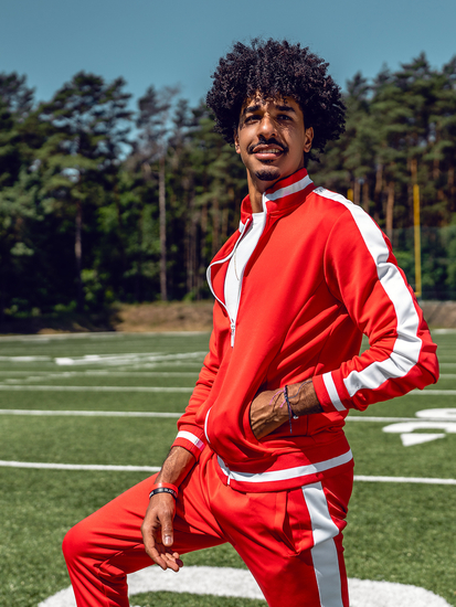 Men’s Sport Outfit Red Bolf 8C99A