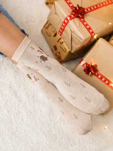 Women's Printed Socks Multicolour Bolf M7-6P-1 6 PACK