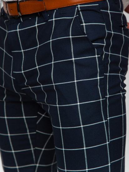 Men's Checkered Chino Pants Inky Bolf 0050