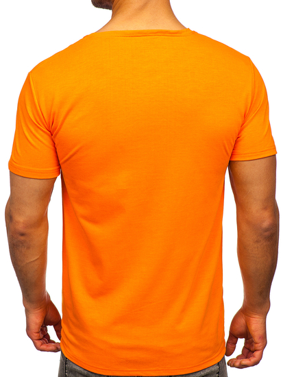 Men's Printed T-shirt Orange Bolf Y70005