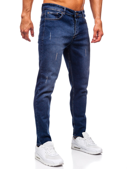 Men's Jeans Slim Fit Navy Blue Bolf 6558-2