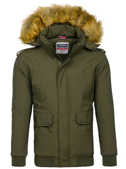 Men's Winter Jacket Green Bolf 1770