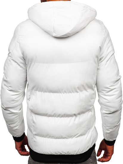 Men's Quilted Winter Jacket White Bolf 5M3125