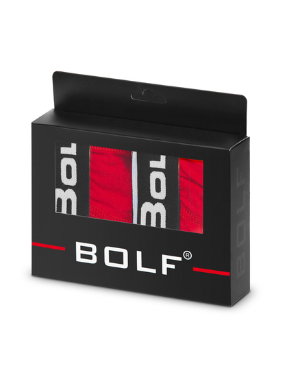 Men's Boxer Shorts Red Bolf 0953-2P 2 PACK