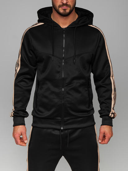 Men's Tracksuit with hood Black Bolf 3A167