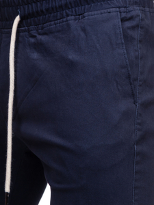 Men's Joggers Dark Navy Blue Bolf 1145