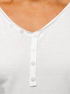 Men’s Basic V-neck T-shirt White Bolf 4049