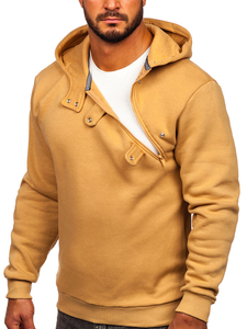 Men's Thick Hoodie Brown Bolf 06