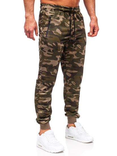 Men's Military Jogger Sweatpants Green Bolf JX6185