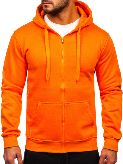 Men's Zip Tracksuit Orange Bolf D004