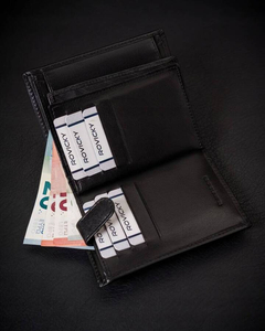 Men's Leather Wallet Black 25912