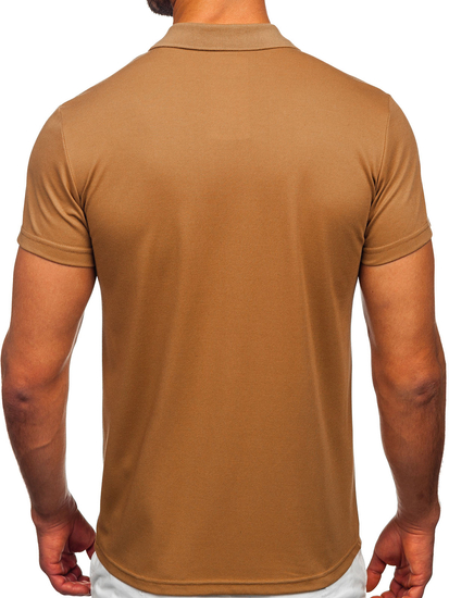 Men’s Polo Shirt Brown Bolf 8T80