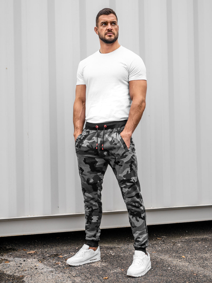 Men's Sweatpants Camo-Graphite Bolf KZ15A