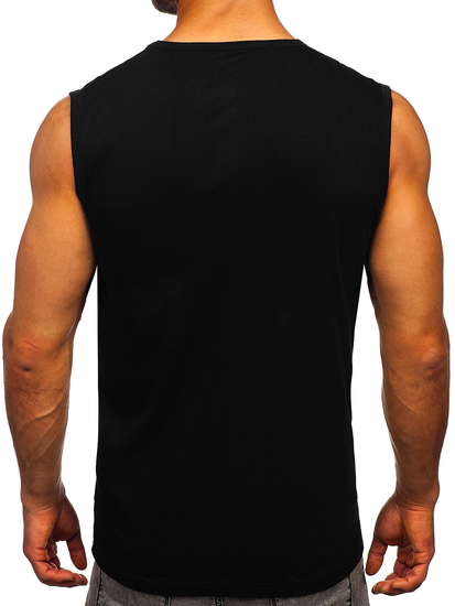 Men's Printed Tank Top Black Bolf 14808