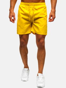 Men’s Swimming Trunks Yellow Bolf QD28