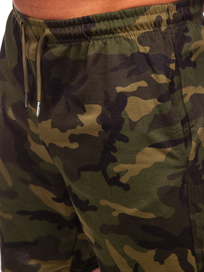 Men's Camo Shorts Khaki Bolf 8K283