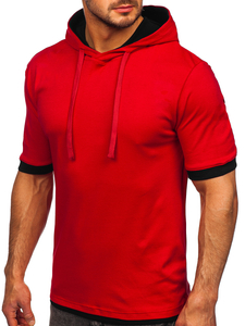Men's Plain T-shirt Red Bolf 08