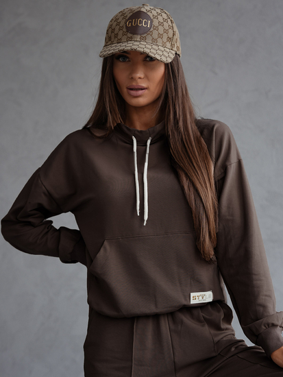 Women’s 2-Piece Sport Outfit Chocolate Bolf 82162