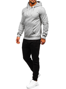 Men's Kangaroo Tracksuit Grey Bolf D002