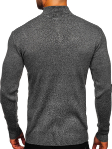 Men's Stand Up Sweater Graphite Bolf S8279